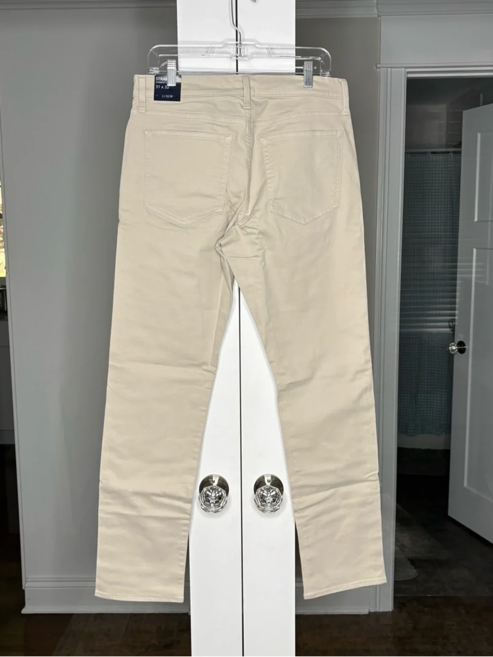 NWT J. Crew Straight-fit Garment-dyed Five-pocket Jean Stone